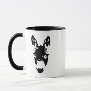 Mug Graffiti Style Donkey ou Mule Street Art Dessin