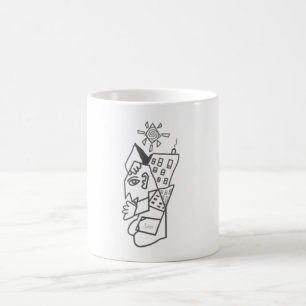 Mug Graffiti urbain Abstrait Cityscape