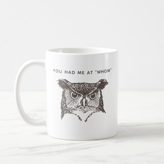 Mug Grammaire drôle (Gauche)