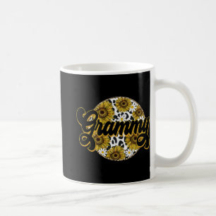 Mug Grammy Cow Imprimer tournesol Leapard Grand-mère#