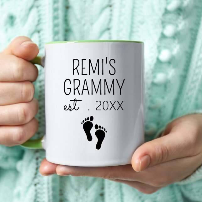 Mug Grammy Est 2024 Promu À Grand-Mère Nana Gigi (Créateur téléchargé)