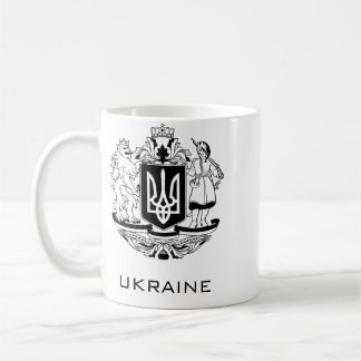 Mug Grand blason d'Ukraine Monochrome Beaux-Arts