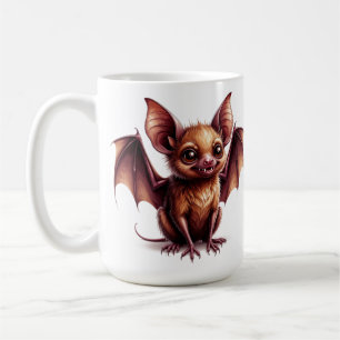 Mug Grand Chauve-Souris de Halloween aux Yeux Énormes 