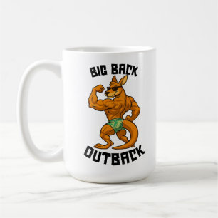 Mug Grand dos Outback – Drôle de séance d'entraînement