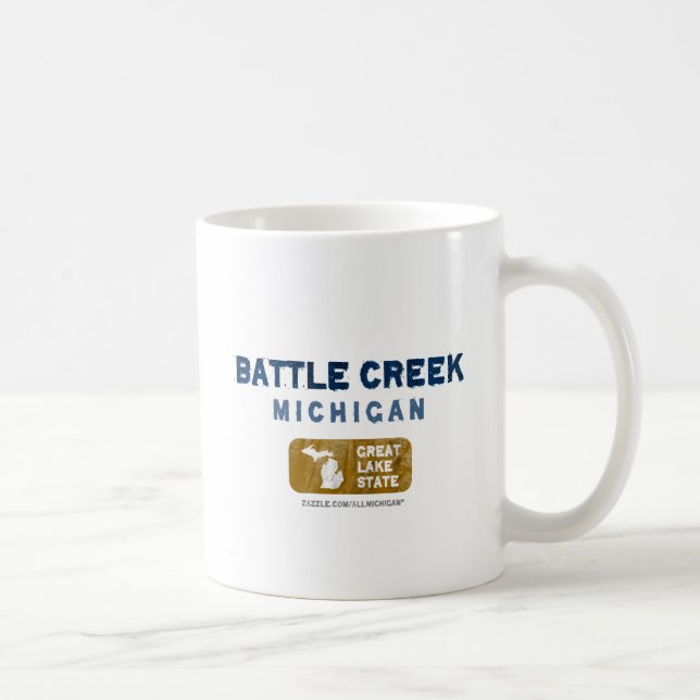 Mug Grand état de lac battle Creek Michigan (Droite)