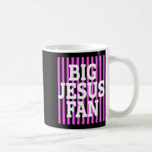 Mug Grand fan de Jésus rayé Grand fan de Jésus Prépa