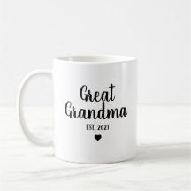 Grand Grand Grand-mère Est Grossesse Faire-part ca
