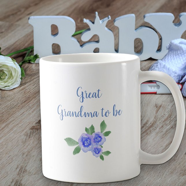 Mug Grand grand-mère d'être nouveau bébé garçon brasse (Créateur téléchargé)