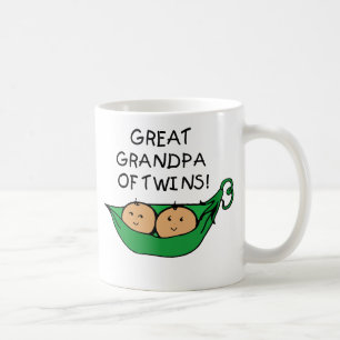 Mug Grand grand-papa de cosse de jumeaux
