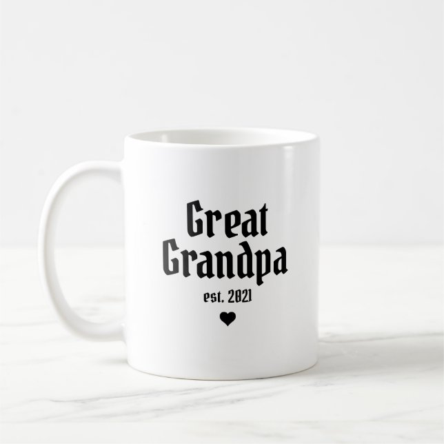 Mug Grand grand-père Grossesse Faire-part cadeau (Gauche)