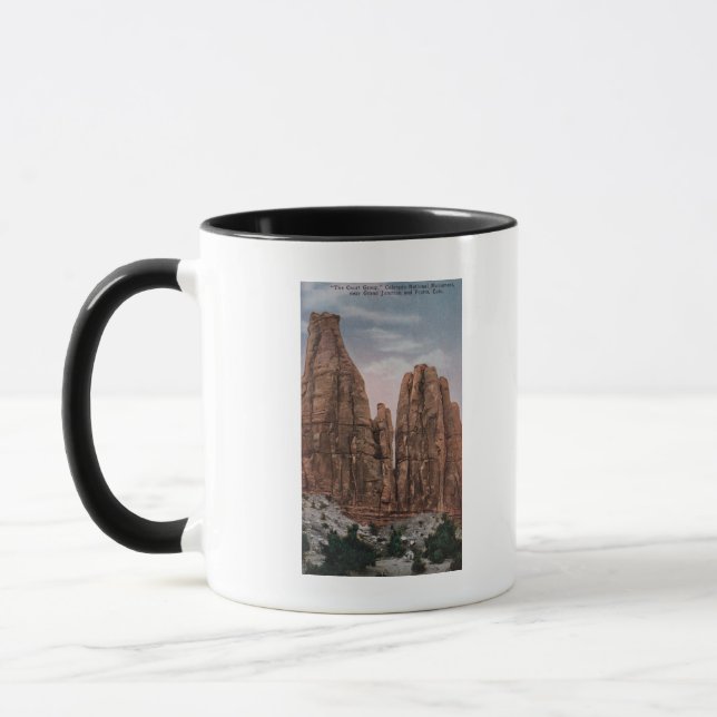 Mug Grand Junction, CO - Vue du monument national de C (Gauche)