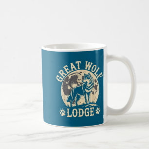 Mug Grand Lodge Loup Grand Loup Pleine Lune Scène Natu