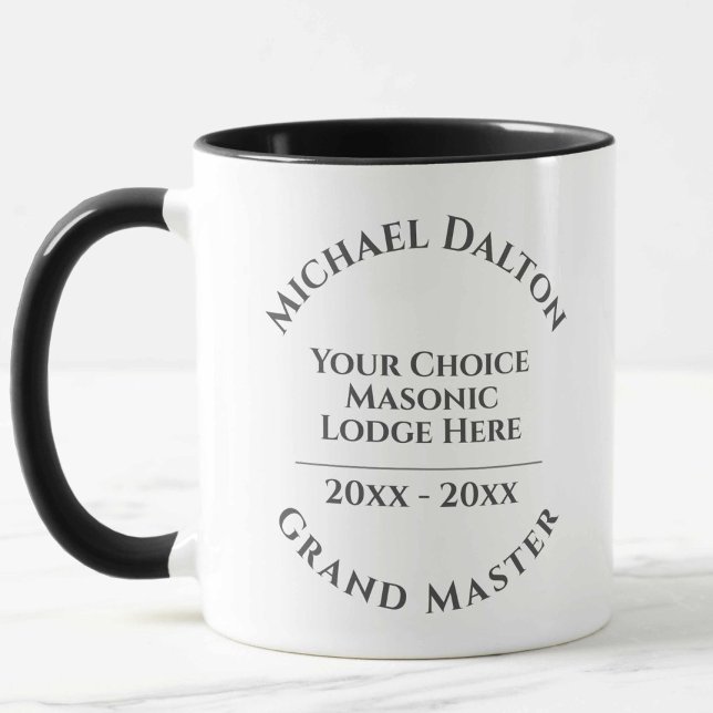 Mug Grand Maître Maçonnique (Créateur téléchargé)