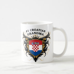 Mug Grand-maman croate du numéro un