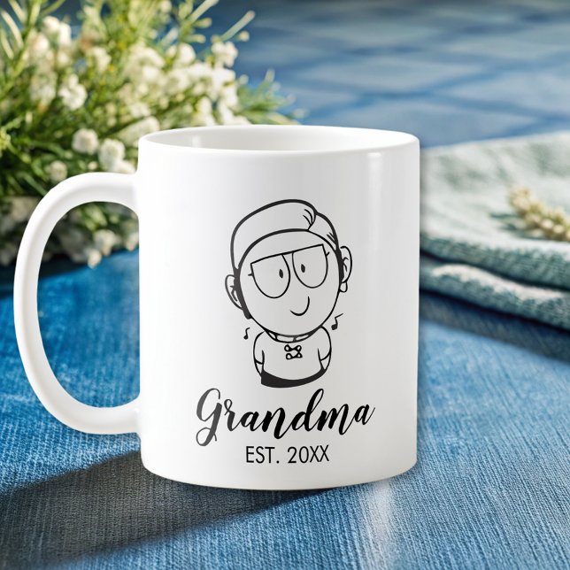 Mug Grand-mère à la main (Créateur téléchargé)