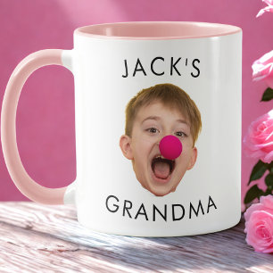 Mug Grand-mère Anniversaire, Bébé Visage Dady Cadeau, 