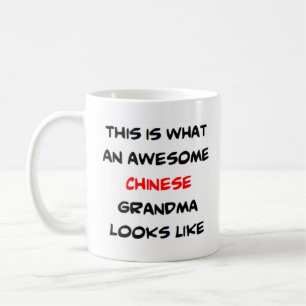 Mug grand-mère chinoise, géniale