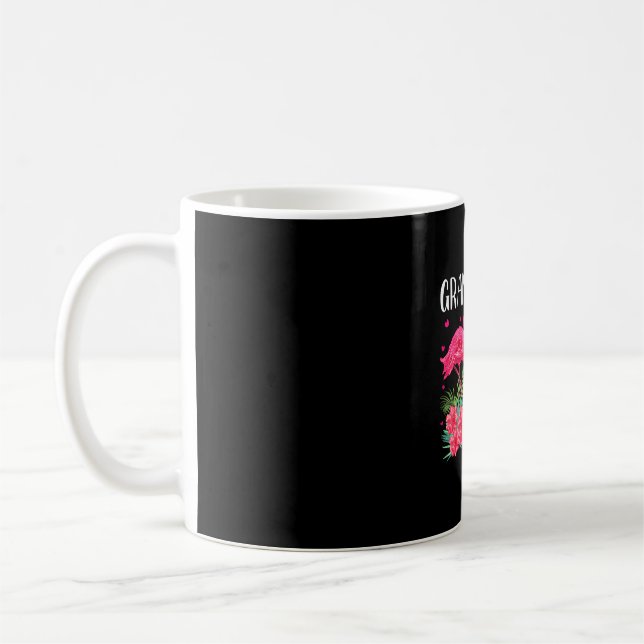 Mug Grand-Mère Comme Un Grand-Mère Normal Flamant rose (Gauche)