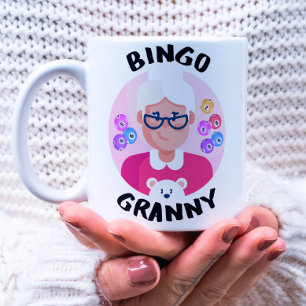 Mug Grand-mère de Bingo   Grosse grand-mère de bingo