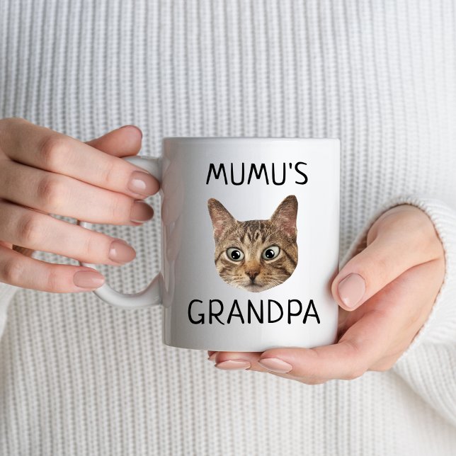 Mug Grand-mère de chat Nom du visage Kitten Amateurs d (Créateur téléchargé)