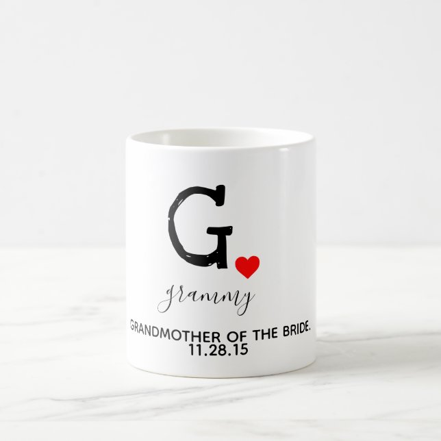Mug grand-mère de la jeune mariée (Centre)