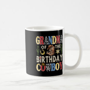 Mug Grand-Mère De L'Anniversaire Cowboy Rodeo Western