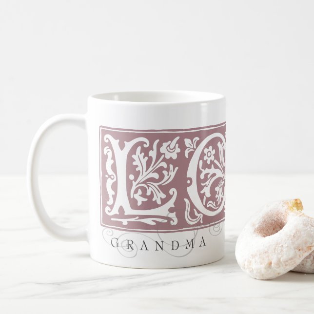 Mug Grand-mère de l'art vintage (Avec donut)