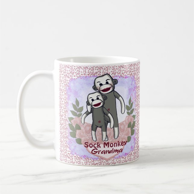 Mug Grand-mère de singe de choq (Gauche)