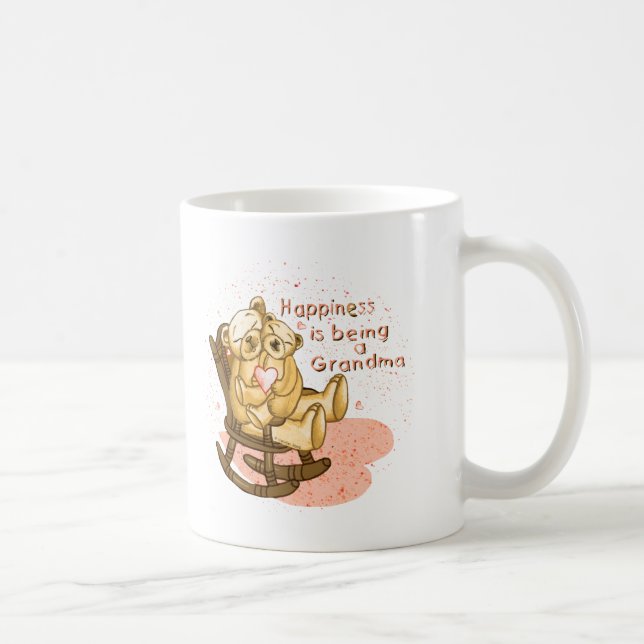 Mug Grand-mère du bonheur (Droite)