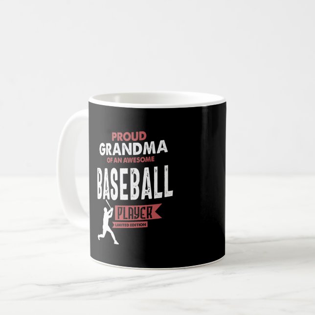 Mug Grand-mère d'un joueur de baseball génial (Devant gauche)
