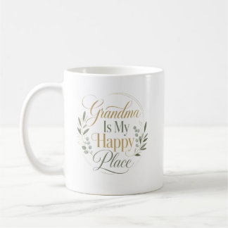 Mug Grand-mère est mon anniversaire de lieu heureux