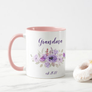 Mug Grand-mère PERSONNALISABLE Date - Première Grand-m