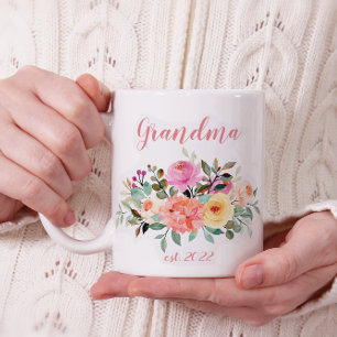 Mug Grand-mère PERSONNALISABLE Date - Première Grand-m