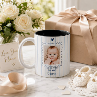 Mug Grand-mère personnalisé avec photo de bébé