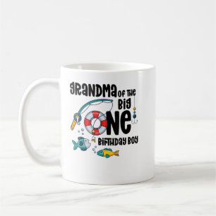 Mug Grand-mère Un garçon de 1 an Pêche anniversaire T-