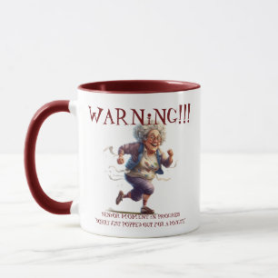 Mug Grand-mère Vielle-Dame Sassy Senior Funny Citation