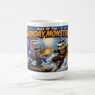 Mug Grand Monstre Lundi – Enforceur d'Espresso