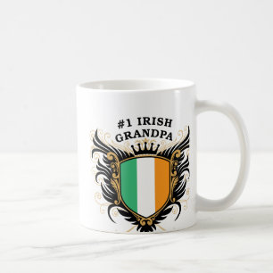 Mug Grand-papa irlandais du numéro un