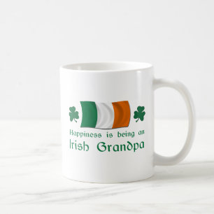 Mug Grand-papa irlandais heureux