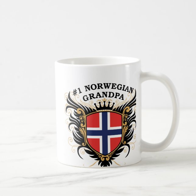 Mug Grand-papa norvégien du numéro un (Droite)