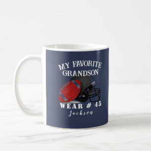 Mug Grand-parents de football de nom personnel disant