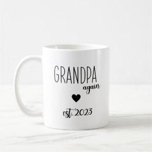 Mug Grand-Père De Nouveau 2023, Promu À Nouveau Grand-
