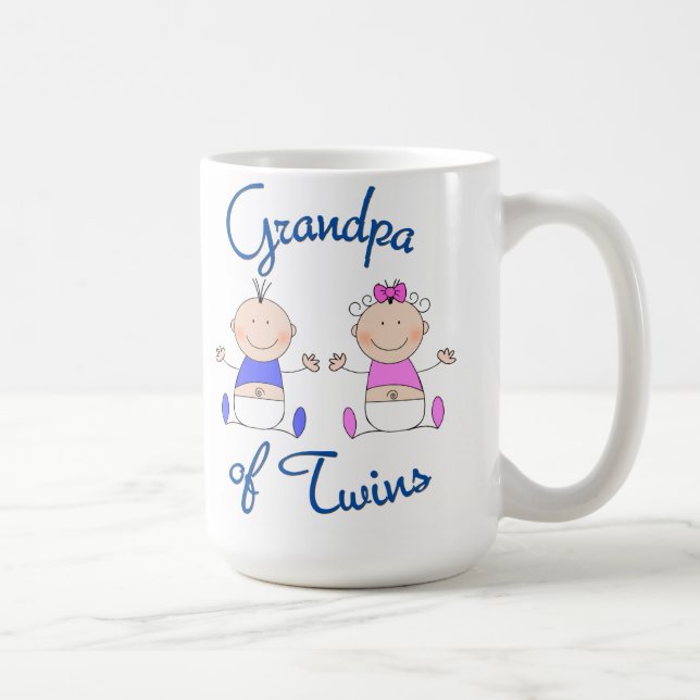 Mug Grand-père des jumeaux (Droite)