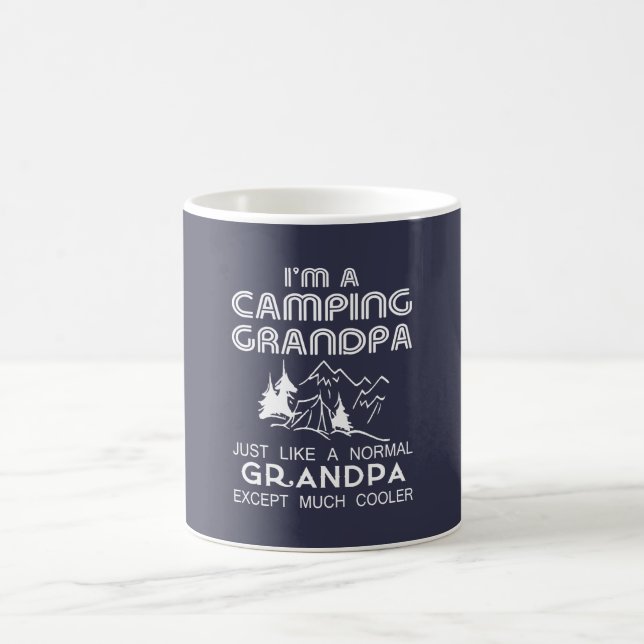 Mug Grand-père du camping (Centre)