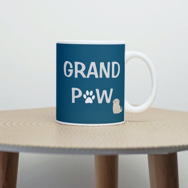 Mug Grand-père grand-père chien grand-père Fête des pè (Créateur téléchargé)