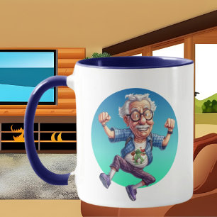 Mug grand-père le plus drôle du monde ajouter du texte