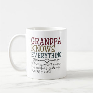 Mug Grand-père sait tout de ses petits-enfants