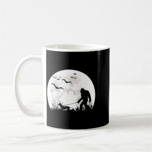 Mug Grand Pied Marchant Teckel Chien Lune Sasquatch