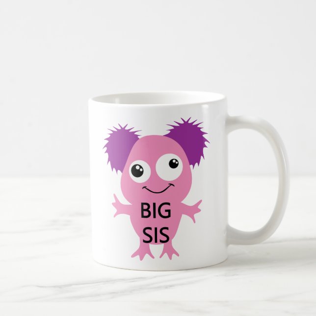 Mug Grand Soeur Rose Monster (Droite)