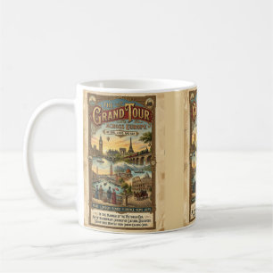 Mug Grand Tour Vintage à travers l'Europe Voyage Victo